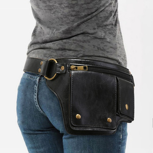Sac de cuisse en cuir prêt pour le voyage, pochette utilitaire sécurisée pour la jambe, sac de rangement multifonctionnel et tendance, sangle réglable, léger et élégant - Product Image 5