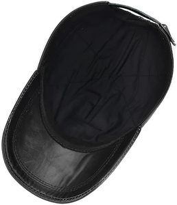 Gorra de Béisbol Unisex de Cuero PU, Transpirable, Impermeable, Ajustable, con Malla en la Parte Trasera, Hebilla de Metal, Estilo Casual, para las Cuatro Estaciones, Premium - Product Image 3
