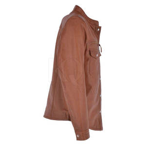 Camisas de cuero con estilo para hombre, material premium, tela suave, cómodas para la oficina y uso diario informal. - Product Image 5