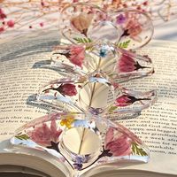 Porte-page en résine pour le pouce |   Outil de lecture écologique, lavable, façonné à la main, style mode et amour |   Conception personnalisée