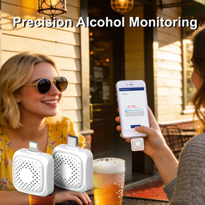 Hochwertiger Tragbarer Alkoholtester Elektrochemischer Sensor Anti-Fahrt-Fahrgeschädigtheits-Alarm Alkoholdetektor Atemalkoholmessgerät - Product Image 1