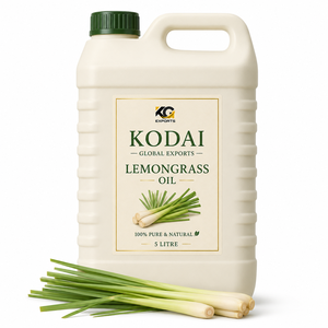 Aceite Esencial de Limoncillo de Tamil Nadu 100% Puro y Natural de Primera Calidad, Destilado al Vapor, para Aromaterapia y Cuidado Facial, Kodai Global Export - Product Image 1