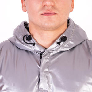 Veste coupe-vent décontractée pour homme, fermeture éclair, capuche, légère, respirante, sportive, pour tous les jours - Product Image 4