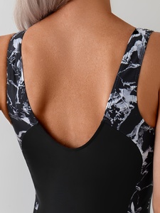 Ensemble de bikini à taille haute imprimé floral, maillots de bain pour femmes, options de conception personnalisées, OEM, ODM, étiquette privée, broderie de logo disponible - Product Image 5