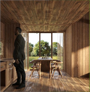 Maison préfabriquée industrielle 100% Bambou Écologique, Serre, Villa Conteneur Moderne Personnalisée, Serre en Verre 40HC, EXPORT VIETNAM TAXE 0% - Product Image 4