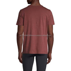 เสื้อยืดผู้ชายผ้าระบายอากาศ ทรงหลวม ใส่สบาย สำหรับฤดูร้อน แขนสั้น ผ้าฝ้าย 100% ผสมโพลีเอสเตอร์ สไตล์ลำลอง คอกลม รับผลิตแบบ OEM - Product Image 5