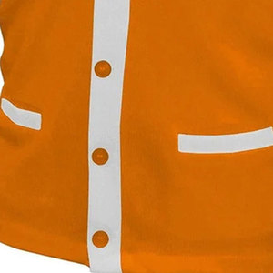 Logos brodés de qualité supérieure sur des pulls à col en V pour les sororités/fraternités/écoles/collèges/universités, logos sur des cardigans - Product Image 4