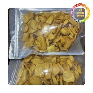 No sugar Jackfruit Chips Healthy Tropical Snack Bulk Export OEM Supplier from Vietnam - Product Image 1