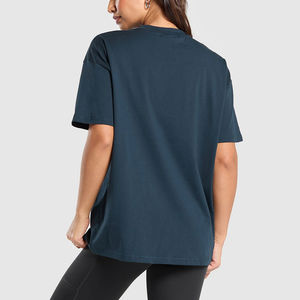 Camiseta de Gran Tamaño de Alta Calidad para Mujer, Ropa Casual, Diseño Personalizado, Camisetas de Algodón al por Mayor para Mujer con OEM - Product Image 2