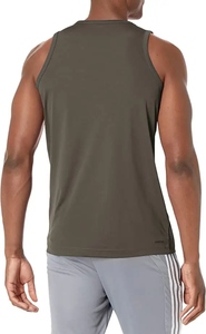 Débardeur de sport personnalisé pour homme en polyester/coton respirant pour l'entraînement musculaire et le fitness sans manches - Product Image 5