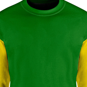 Sudaderas con Cuello Redondo en Verde y Amarillo con Logotipos Personalizados, Corte Regular, Manga Larga, Estilo Otoñal - Product Image 6