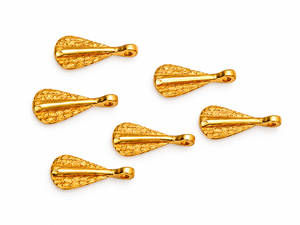 จี้ทรงกลมชุบทองสำหรับทำเครื่องประดับ ลูกปัดแบบหลวม สไตล์โบราณ ทำมือ จำนวนมาก จากเดลี MWB CRAFTING - Product Image 1