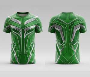 Custom Printed Sublimation T-Shirts | <b>Men</b> Women Youth Sizes | Lightweight Quick Dry Training Sportswear Wholesale - Product Image 2