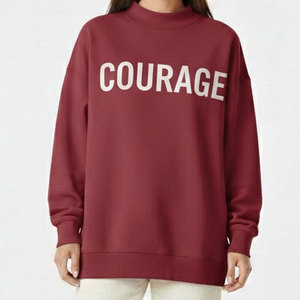 Haut d'hiver décontracté en polaire à col montant oversize pour femme, style urbain, coupe décontractée, look élégant, pour le quotidien, 2026 - Product Image 1