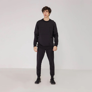 Conjunto Deportivo de 2 Piezas para Hombre, 100% Algodón, Estampado, Estilo Urbano, Traje de Jogging, Ropa de Invierno Cómoda con Forro Polar - Product Image 3
