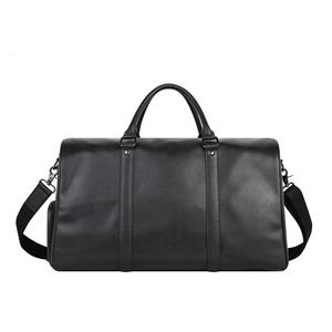 2026 Arrival Custom Wholesale Genuine Leather Zipper Waterproof Portable Travel Sport Unisex <b>Duffel</b> <b>Bag</b> - Product Image 2