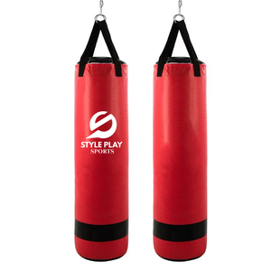 กระสอบทรายชกมวยมืออาชีพกระเป๋าเจาะหนังแท้กระเป๋าชกมวย - Product Image 1