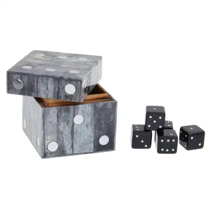 Best D6 Bone DICE Box WITH CUSTOMIZE LOGO GAME <b>Wall</b> Signs - Product Image 4