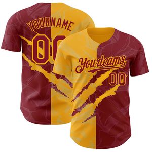 Maillots de baseball personnalisés à boutons, fournisseur OEM de vêtements de sport - 100% coton biologique, antibactérien, col en V, manches courtes - Product Image 3