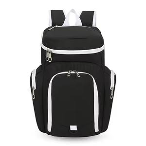 Mochila de viaje moderna para fitness, fácil de transportar, bolsas de lona de color negro, logotipo personalizado de fábrica, logotipo personalizado de fabricante. - Product Image 6