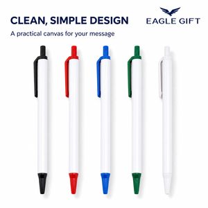 Stylos à bille rétractables personnalisés en ABS à pointe balle de 0,7 mm, type pression, en plastique, pour l'éducation, les étudiants, cadeaux promotionnels - Product Image 5