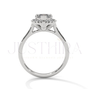 925 Silver Silver Ring For Women Solitaire Marquise Cut Diamond Ring for Everyday Wear Office Use And <b>Wedding</b> Elegant Gift - Product Image 4
