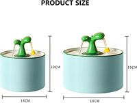 Fontaine à eau pour chat moderne en céramique durable, étanche, résistante aux rayures, facile à nettoyer, forme ovale mignonne, silencieuse, automatique