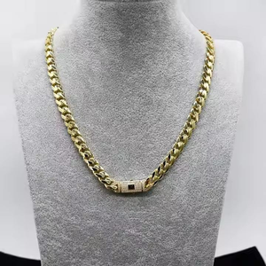 Cadena de Eslabones con Diamantes Moissanite Estilo Hip Hop, Joyería Moderna para Hombre y Mujer - Product Image 1