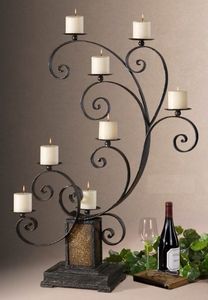 เชิงเทียนโลหะตกแต่งสไตล์โมเดิร์นสำหรับตกแต่งบ้าน - Product Image 1