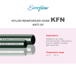 Tuyau d'arrosage renforcé en nylon, 2 pouces, 50 mètres, tuyau d'eau en PVC, flexible, pour l'irrigation extérieure et l'aménagement paysager - Product Image 2