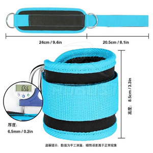 สายรัดข้อเท้าหนังแท้สำหรับยกน้ำหนัก แบบยูนิเซ็กซ์ กันลื่น ระบายอากาศได้ดี เป็นมิตรกับสิ่งแวดล้อม สำหรับออกกำลังกาย - Product Image 5