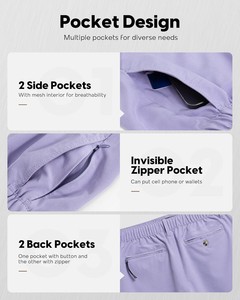 Shorts décontractés en coton premium pour hommes, logo personnalisé, shorts de sport, d'entraînement, de course à pied, de fitness, respirants, légers, pour l'été - Product Image 5