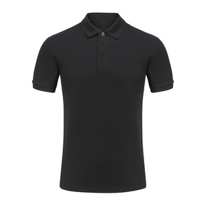 Conception personnalisée OEM, 100% coton, couleur unie, chemise polo à manches courtes pour homme, chemise polo à manches courtes pour homme, coupe classique, été - Product Image 1