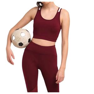 เสื้อชั้นในกีฬาแบบซัพพอร์ตสูงสำหรับผู้หญิง พร้อมโลโก้สั่งทำด้านหน้า ระบายอากาศได้ดี ผลิตจากผ้าสแปนเด็กซ์/ไนลอน เหมาะสำหรับโยคะและฟิตเนส - ขายส่ง - Product Image 5