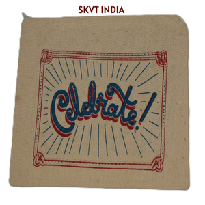 Eco-Friendly Cotton Canvas Fashion Travel Cosmetic <b>Bag</b> with Custom Logo Printed Zipper <b>Small</b> Size Makeup <b>Bag</b> for Gift/Packing - Product Image 1