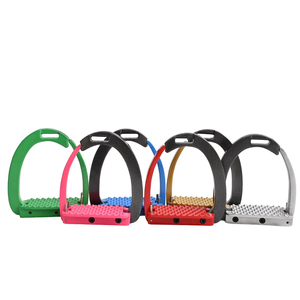 Étriers de sécurité confortables à dégagement rapide pour équipement d'équitation, selle personnalisable SP-60040, paire en fer personnalisable - Product Image 1