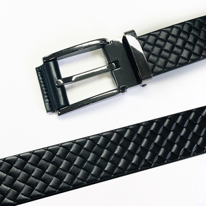 Cinturón de Cuero Genuino con Hebilla, Ancho 28mm, Largo 110cm, Cuero Repujado - Product Image 3