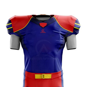 Ensemble d'uniformes de football américain en tissu polyester respirant, coupe confortable pour l'entraînement, les compétitions et les matchs - Product Image 3