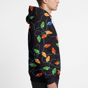 Custom Printed <b>Christmas</b> Men's Pullover <b>Hoodie</b> 100% Cotton Regular Fit Winter Eco-Friendly Breathable with Pocket - Product Image 3