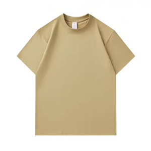 Custom High Quality Cotton Oversize Drop Shoulder T-shirt Blank Streetwear Heavyweight <b>Plain</b> <b>Tshirt</b> Printing for Men - Product Image 4