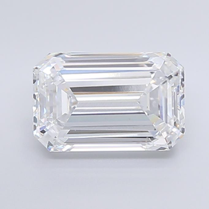 Diamante Blanco Suelto Majestic de 7 Quilates, Color E, Claridad VS1, Corte Esmeralda, con Simetría de Corte Escalonado Élite y Brillo Helado Excepcional - Product Image 4