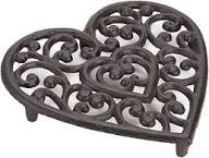 Cast Iron Decorative Metal <b>Trivet</b> for Kitchen Dining Table Heat Resistant Pot Stand - Product Image 6