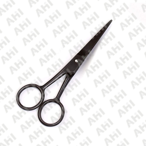 New Arrival Stainless Steel Mustache Scissors <b>for</b> <b>Men</b> with <b>Pouch</b>-Professional Hair Grooming Barber & Thinning Scissors - Product Image 6