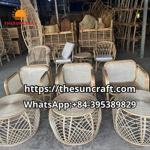 Juego de Sillas de Ratán, Superventas, Hechas a Mano, Muebles de Lujo para Sala de Estar, Muebles Extensibles para Jardín Exterior - Product Image 3