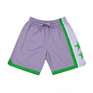 Shorts de basket-ball en mesh unisexe personnalisés avec logo OEM, vente en gros, séchage rapide, respirants, options grandes tailles, 100 % polyester, personnalisables - Product Image 4