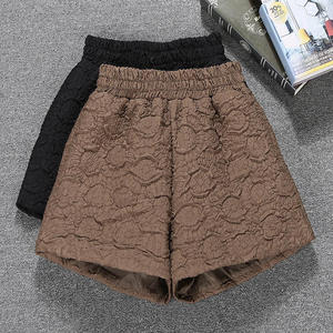 Shorts Casuales Holgados para Mujer, Cintura Alta Elástica, Transpirables, Ecológicos, Corte en A, con Bolsillos - Product Image 3