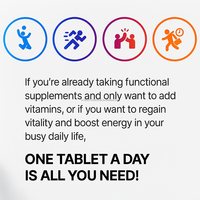 Tabletas Multivitamínicas y Minerales 800mg 60 Unidades Fórmula Nutricional Diaria para Adultos Mejora la Inmunidad OEM Corea No Apto para Recién Nacidos ni Mujeres Embarazadas