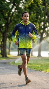 Custom <b>Running</b> Windbreaker <b>Jacket</b> <b>Lightweight</b> Windproof Training <b>Jacket</b> OEM ODM - Product Image 4