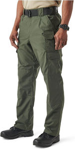Pantalones Cargo Tácticos de Lona para Hombre, Suministro OEM, con Cintura Elástica y Múltiples Bolsillos, para Senderismo y Jogging en Invierno - Product Image 1