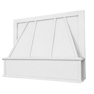 Cache-hotte de cuisine décoratif en bois massif pour cuisines rustiques, style ferme et intérieurs modernes - Product Image 1